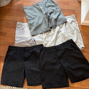 Mens size 36 golf shorts lot 5 in total